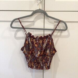 Urban Outfitters Floral Crop Top Size S